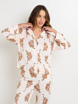 GRAMMY CHEMISE MANCHES LONGUES MULTICO BLANC