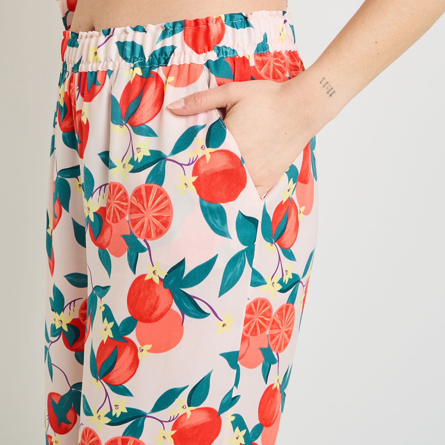 GIRLY PANTALON DE PYJAMA MULTICO ORANGE