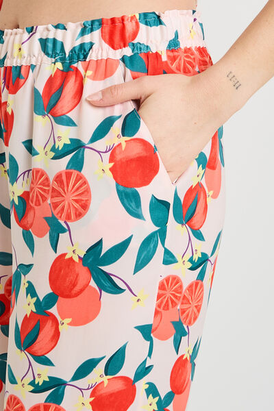 GIRLY PANTALON DE PYJAMA MULTICO ORANGE