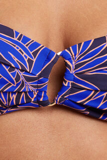 MOON MAILLOT DE BAIN BANDEAU MULTICO BLEU