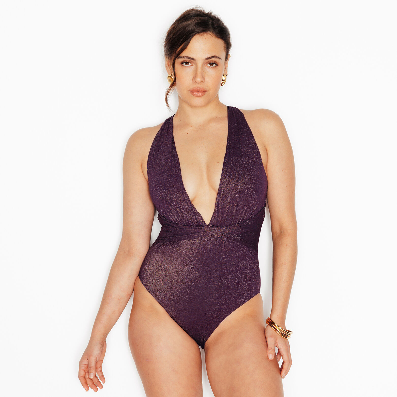 NESS Maillot de bain 1 Pi&egrave;ce sans armatures PRUNE