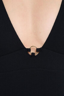 MALOU Maillot de bain 1 Pièce Triangle NOIR