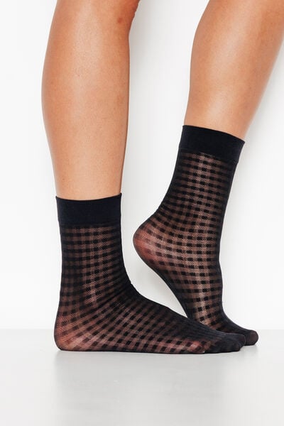 CHAUSSETTES VOILE 20 DENIERS NOIR