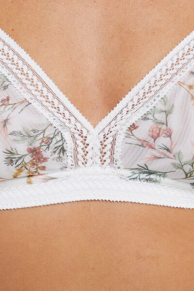 BEBEL SOUTIEN-GORGE SANS ARMATURES MULTICO BLANC
