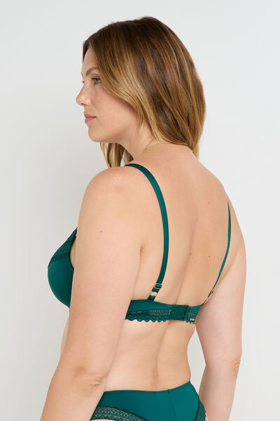 DOUCE SOUTIEN-GORGE AMPLIFORME MICROFIBRE VERT