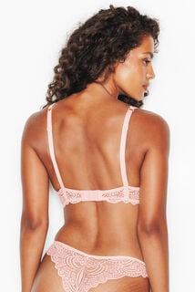 DENTELLE SOUTIEN-GORGE AMPLI FOULARD DENTELLE POUDRE