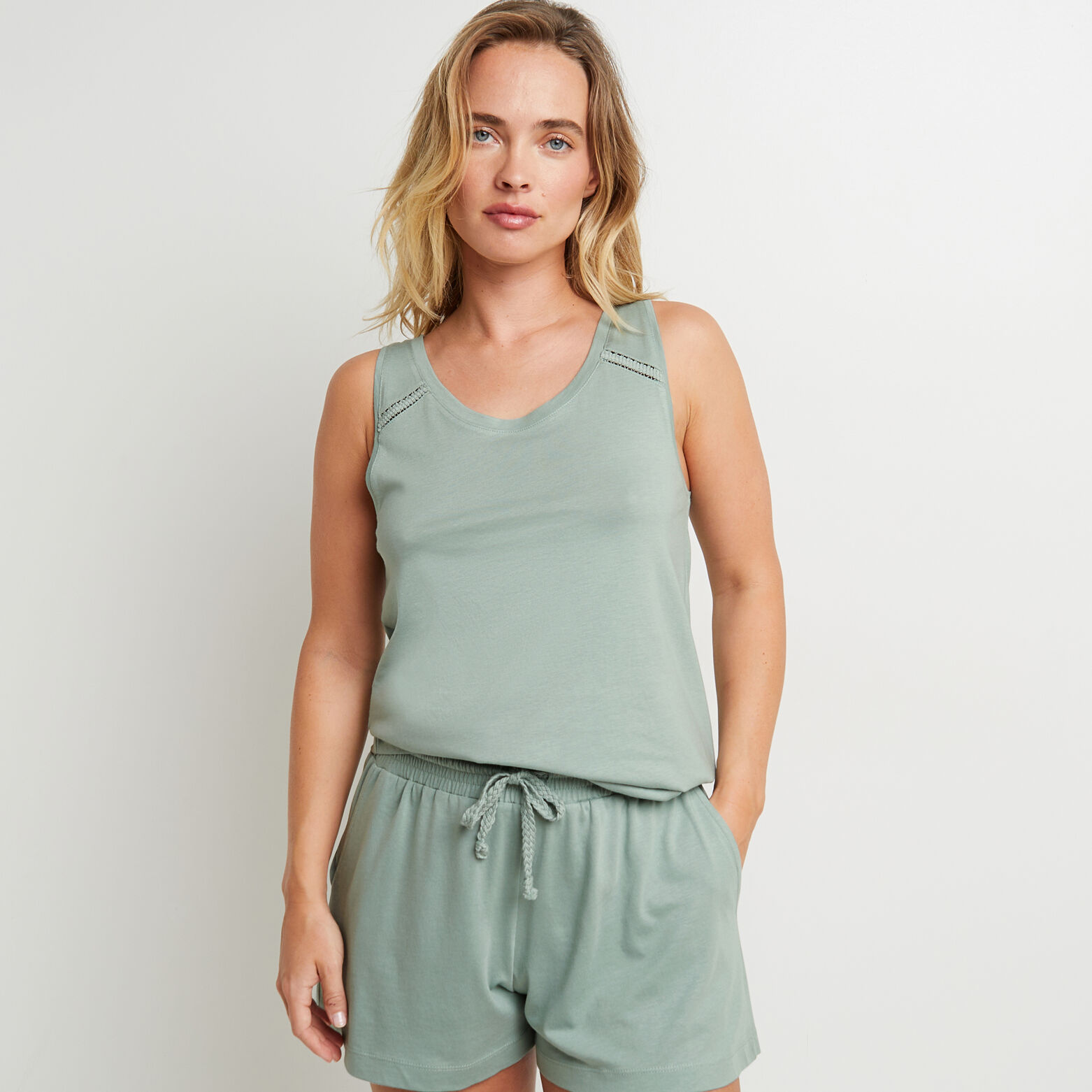 DOUCEUR TOP Vert clair