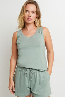 DOUCEUR TOP Vert clair