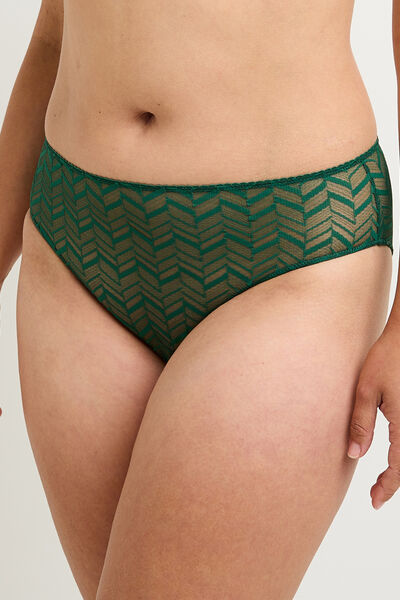 Culotte Rappenstil Verte Taille 28 - Vêtement Vintage En Bon état