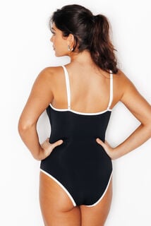 NOELI Maillot de bain 1 Pi&egrave;ce triangle NOIR