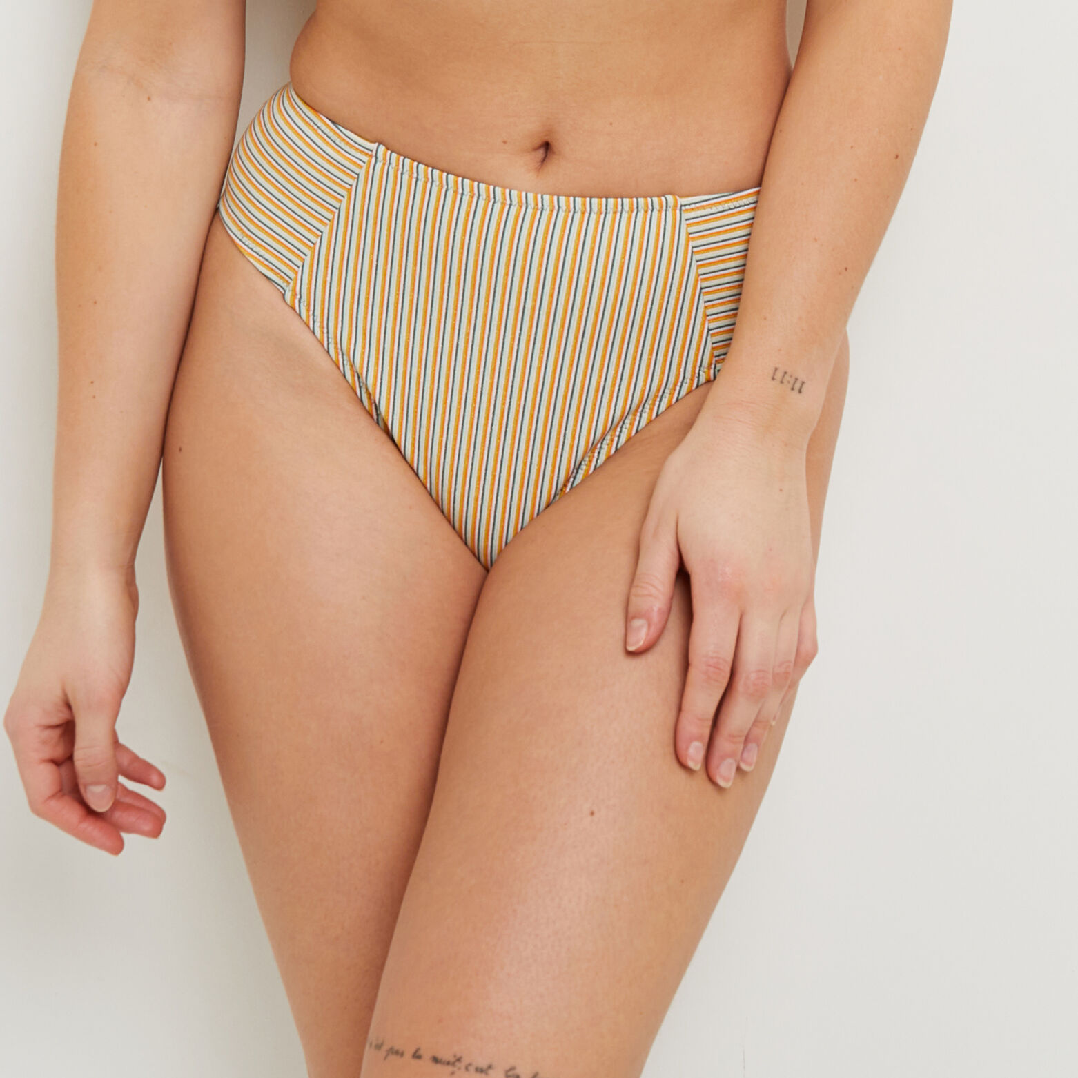 MARTHA MAILLOT DE BAIN CULOTTE MAXI MULTICO VERT