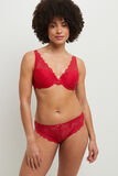 DENTELLE CULOTTE DENTELLE ROUGE