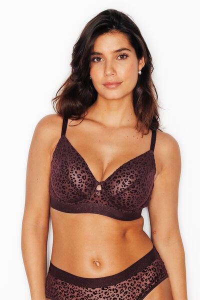 HARMONIE SOUTIEN-GORGE EMBOITANT MARRON