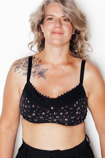 Soutien-gorge Post op&eacute;ratoire MULTICO NOIR