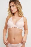 DENTELLE SOUTIEN-GORGE AMPLI FOULARD POUDRE
