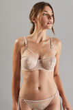 AVA SOUTIEN-GORGE BALCONNET TULLE BRODE CHAMPAGNE