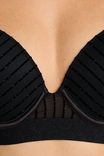 SOUTIEN-GORGE AMPLIFORME TULLE NOIR
