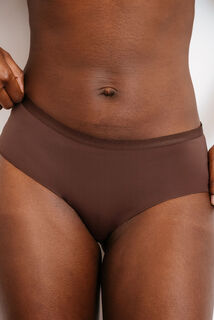 PERFECT SHORTY MICROFIBRE MARRON