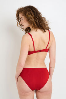 NOLWEEN Maillot de bain culotte haute ROUGE