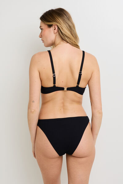 MALOU Maillot de bain culotte midi NOIR