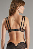 CALYPSO SOUTIEN-GORGE FOULARD BRODE MULTICO NOIR