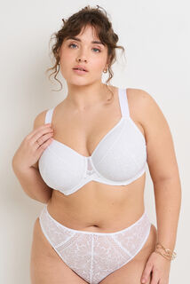 GABI+ soutien-gorge ampli dentelle BLANC