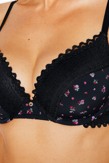 DOUCE SOUTIEN-GORGE AMPLIFORME MULTICO NOIR