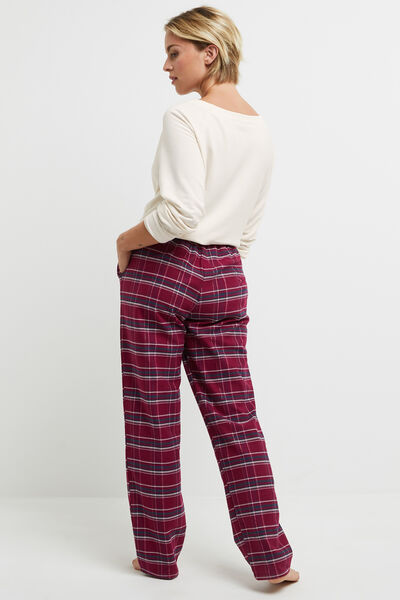 CAMOMILLE PANTALON MAILLE BORDEAUX