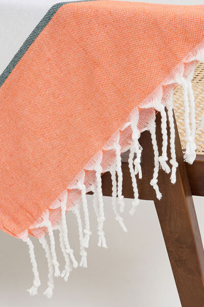 FOUTA DE PLAGE MULTICO ORANGE
