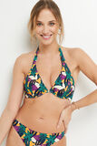 LILOU MAILLOT DE BAIN TRIANGLE ARMATURES MULTICO ROSE