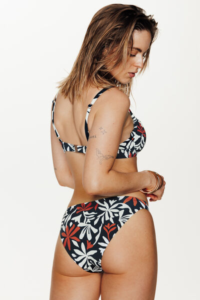 Maillot de bain culotte midi MULTICO NOIR