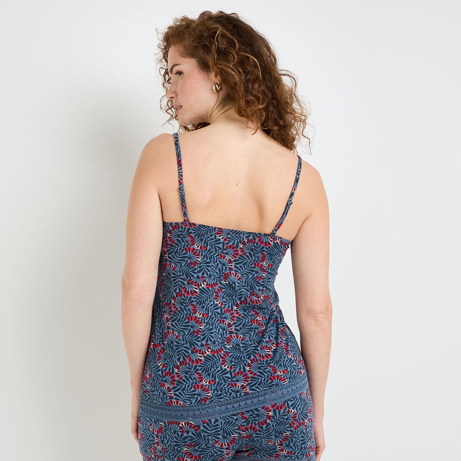 CAMILLE Top MULTICO BLEU