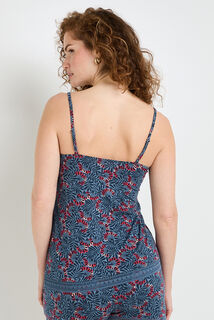 CAMILLE Top MULTICO BLEU