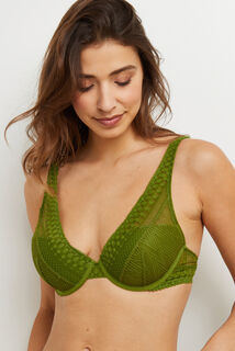 DENNY SOUTIEN-GORGE AMPLI FOULARD  VERT