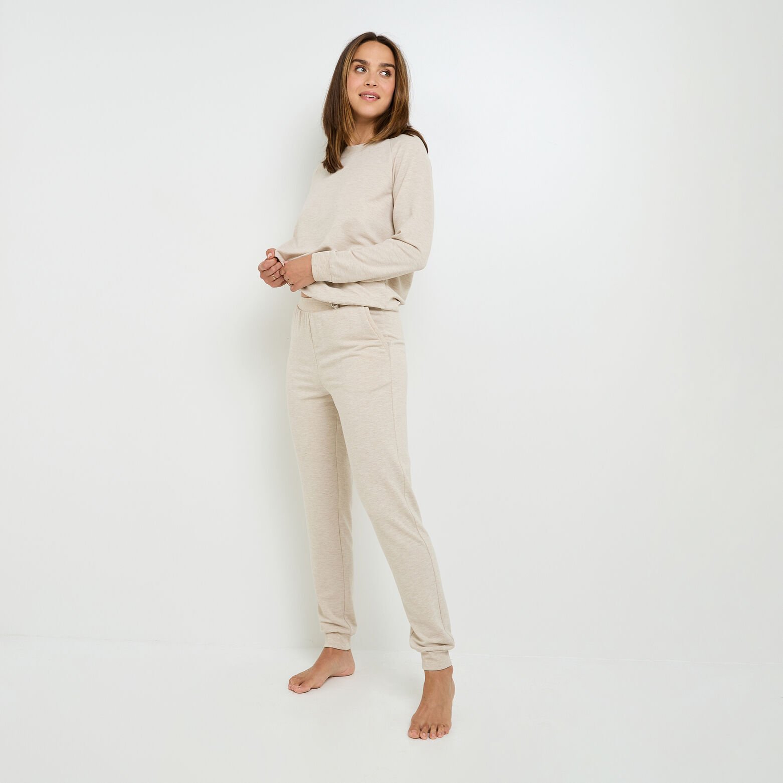HOBBY PANTALON DE PYJAMA BEIGE