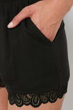 SYARA SHORT VISCOSE NOIR
