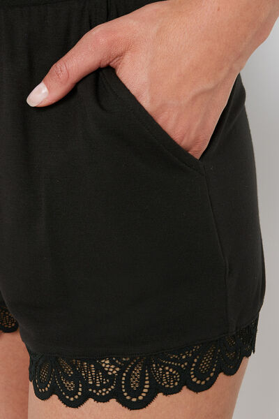 SHORT VISCOSE NOIR