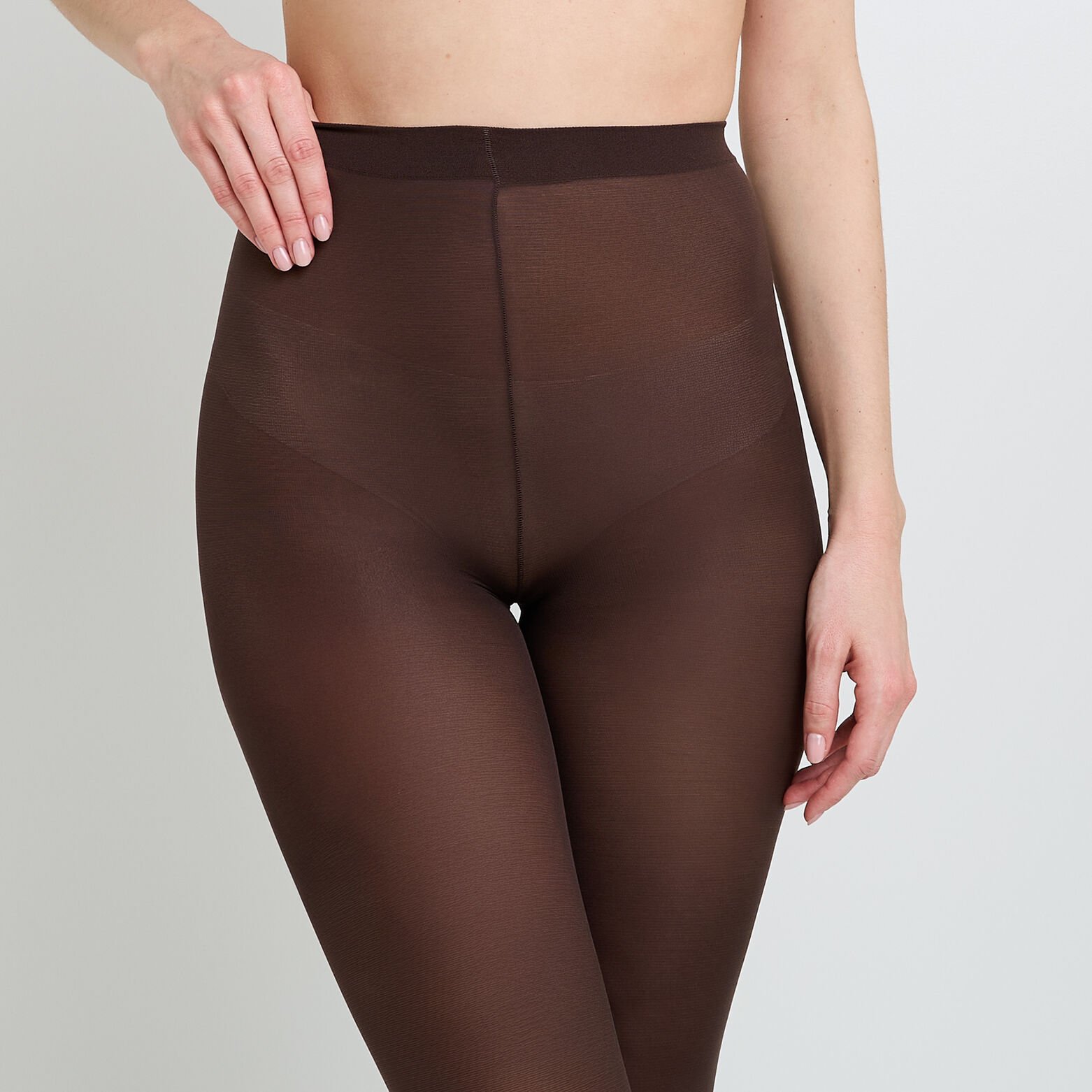 MANGUE COLLANT UNI 60 DENIERS MARRON
