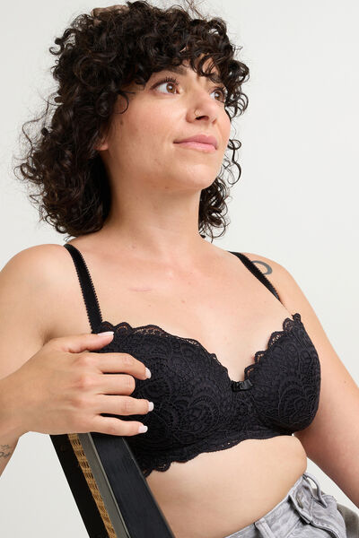 DENTELLE SOUTIEN-GORGE POST OPERATOIRE NOIR
