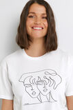 PAPYSSE TEE SHIRT SOLIDAIRE BLANC