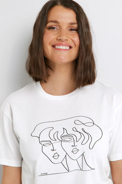 TEE SHIRT SOLIDAIRE BLANC