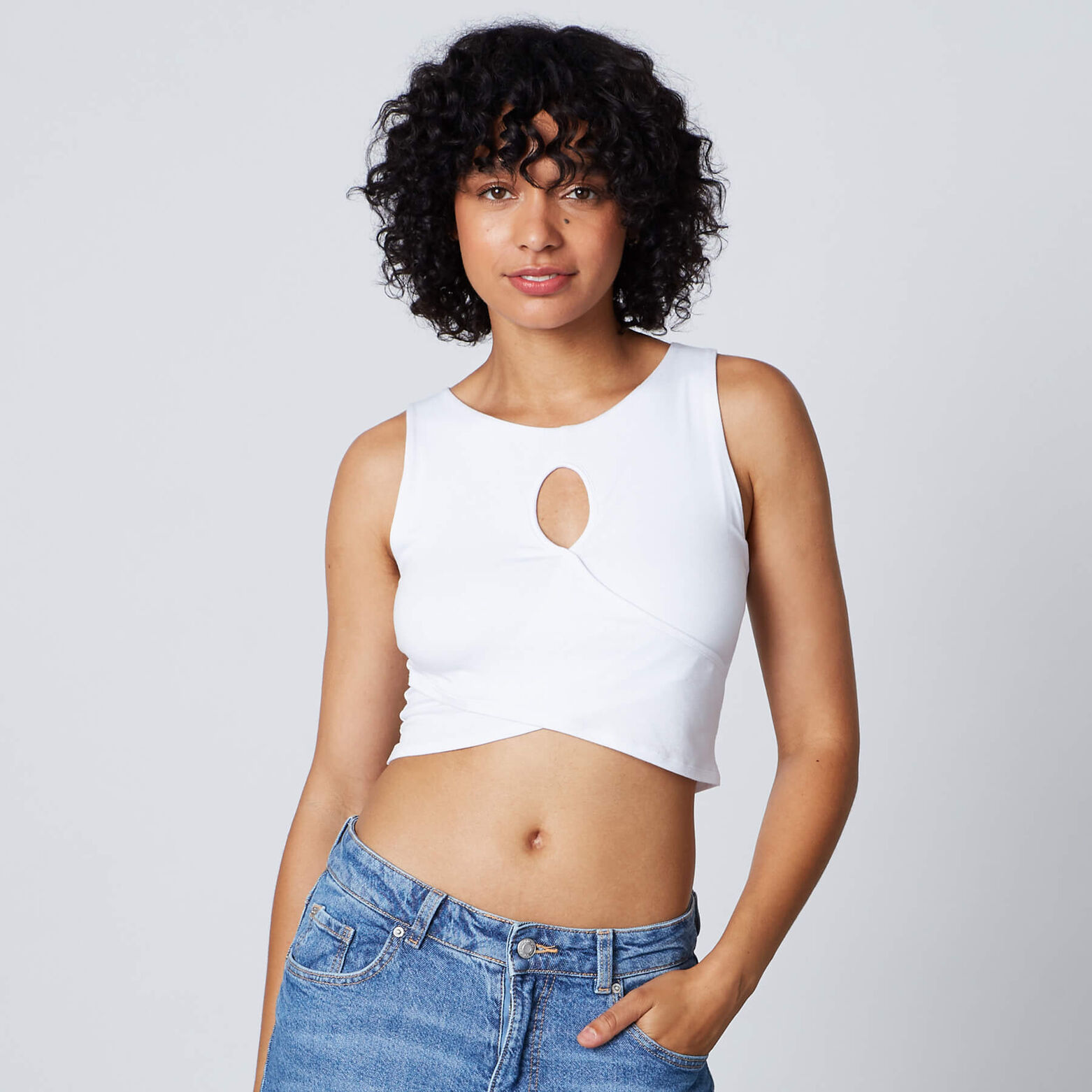 IRIS CROPTOP BLANC
