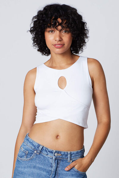 CROPTOP BLANC