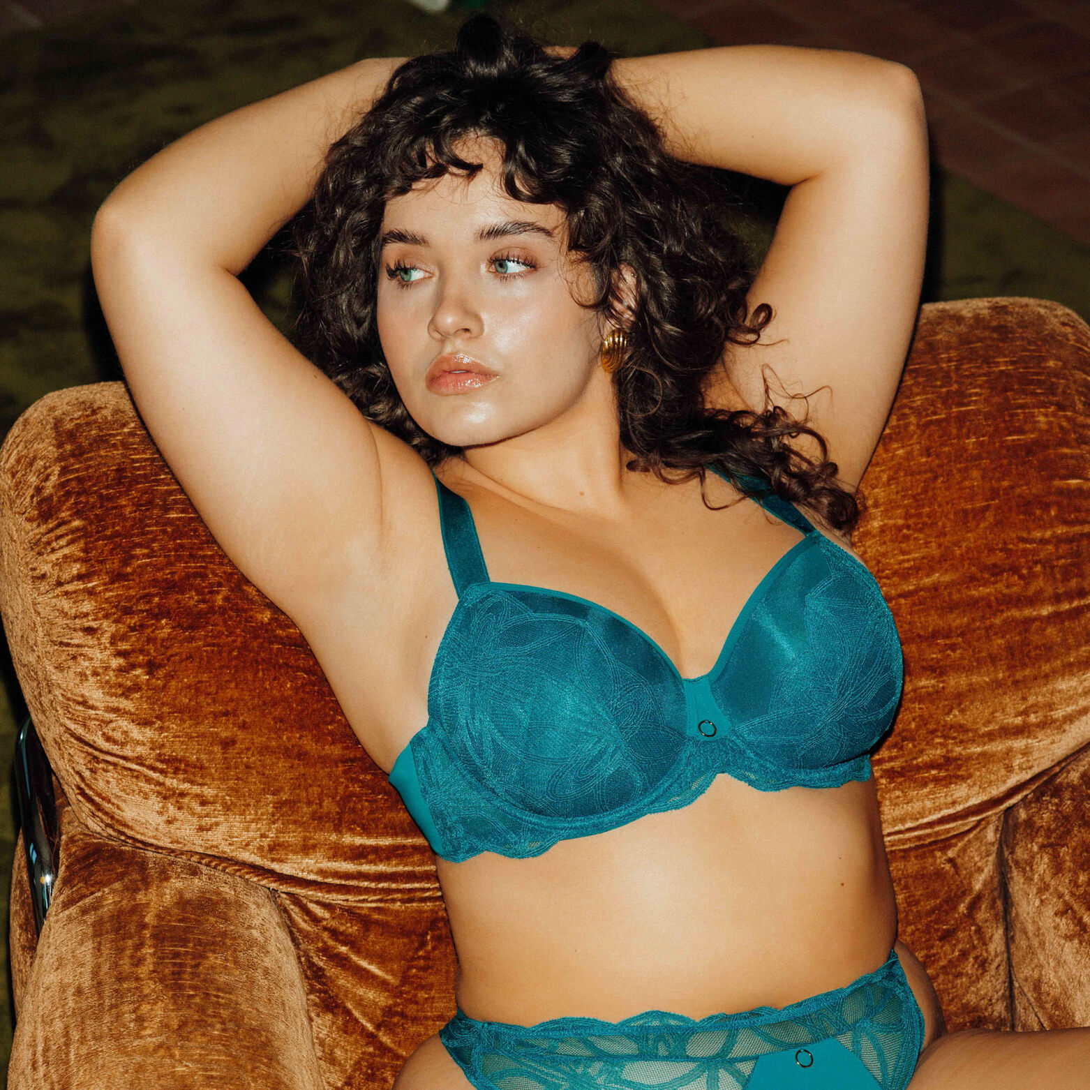 DEBORAH SOUTIEN-GORGE AMPLIFORME SPACER GRANDE TAI TURQUOISE