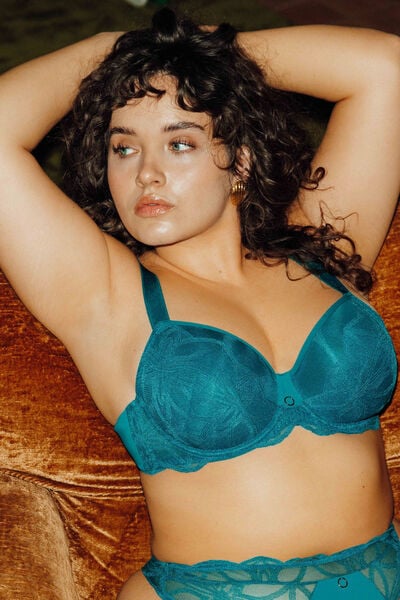 SOUTIEN-GORGE AMPLIFORME SPACER GRANDE TAI TURQUOISE