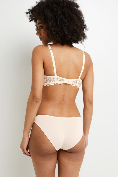 CULOTTE MICRO DENTELLE ECRU