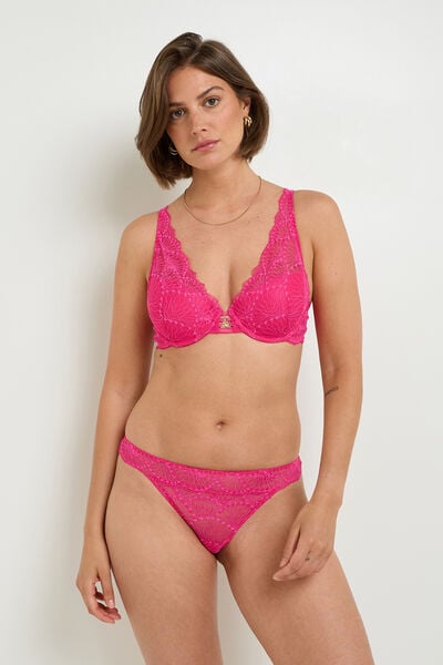 SOUTIEN-GORGE AMPLIFORME FUCHSIA
