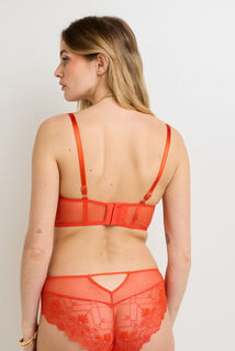 GLAM SOUTIEN-GORGE CORBEILLE BUSTIER ORANGE