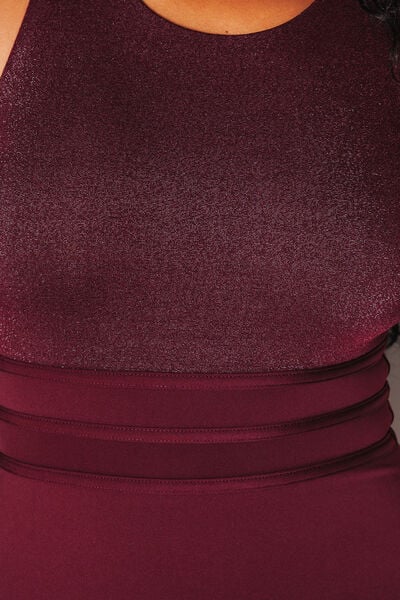 MAILLOT DE BAIN UNE PIECE SPORT BORDEAUX