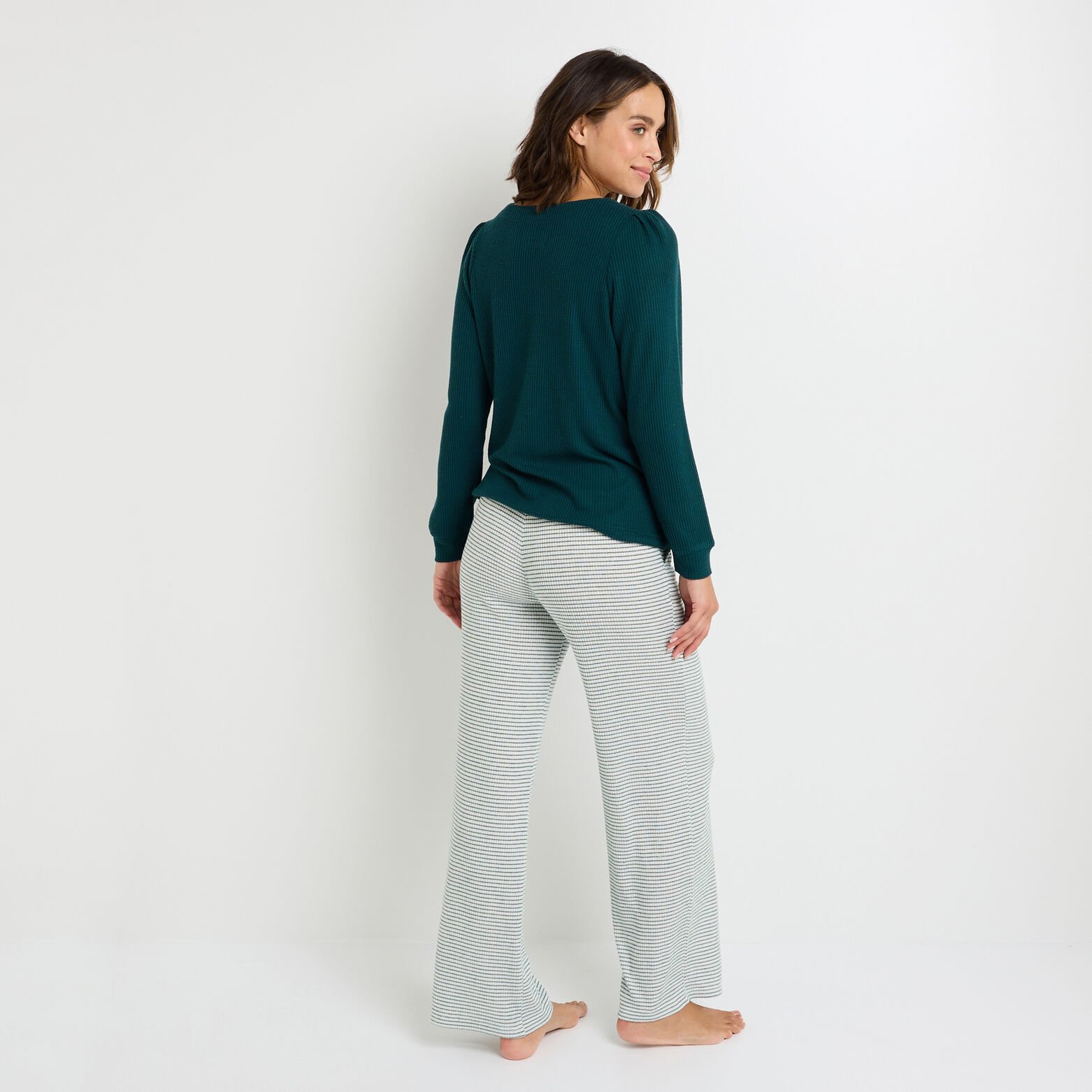 GIMBER PANTALON DE PYJAMA MULTICO VERT